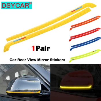 DSYCAR 1Pair кола огледало за обратно виждане стикер отразяващи Decal винил стикер Decal ивица стикер за BMW X Series X3 X4 X5 X6 Изображение